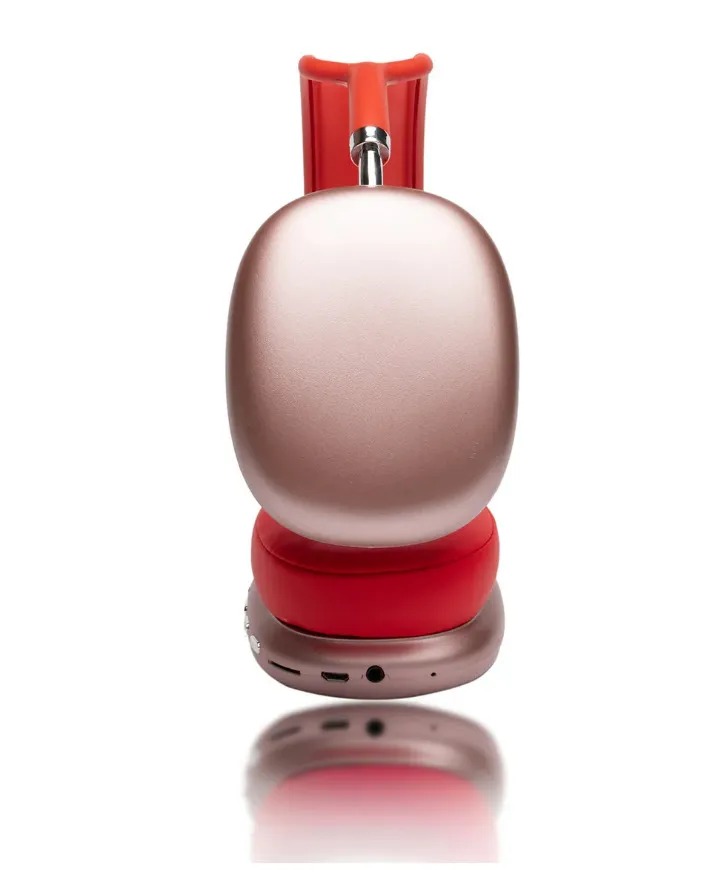 фото Беспроводные наушники р9 macaron headphones, красный