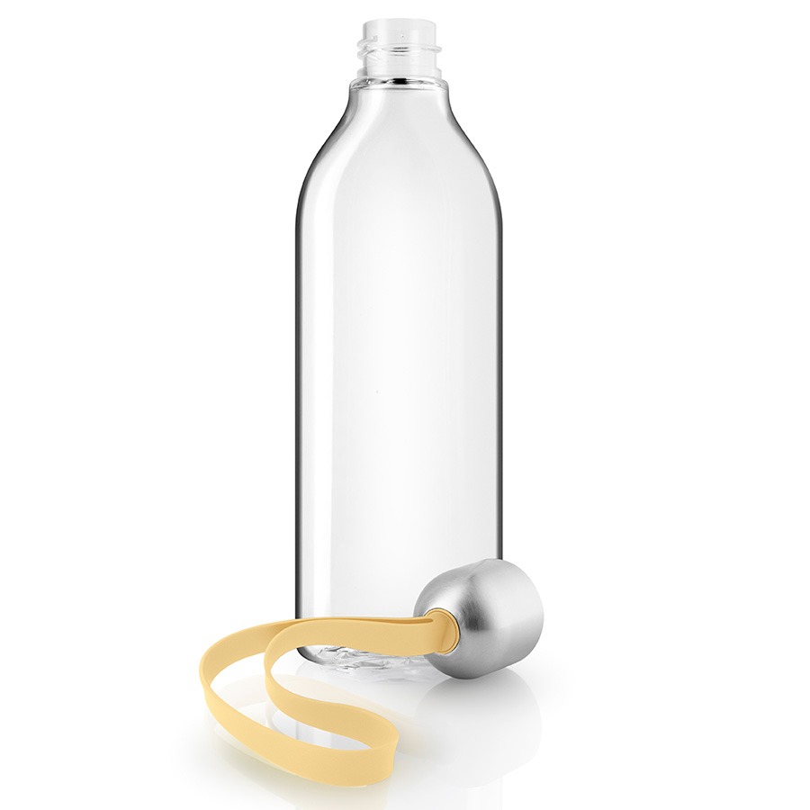 фото Бутылка для воды eva solo плоская 0.5 металл, силикон, пластик lemon drop