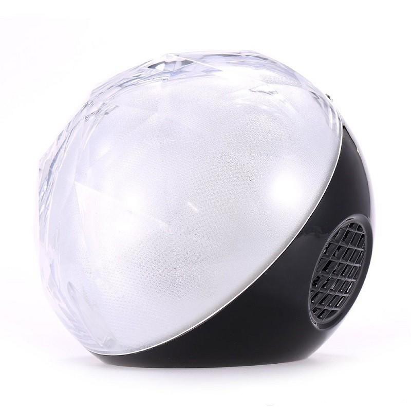 фото Цветомузыкальная колонка bluetooth и mp3 плеер, черный