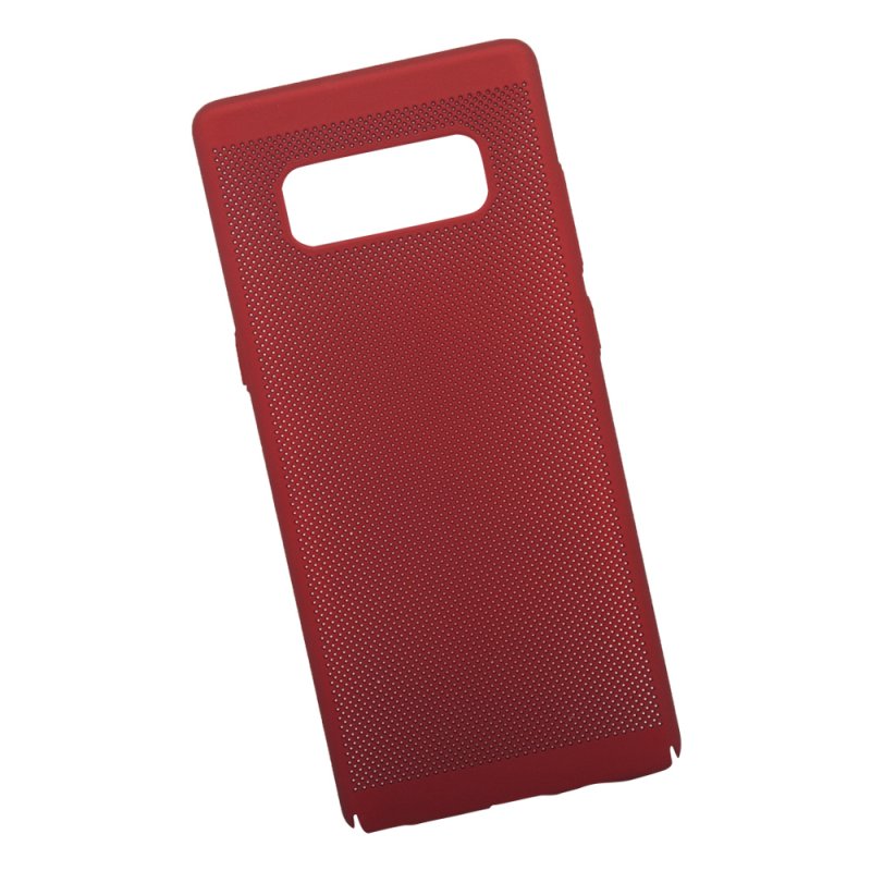 фото Защитная крышка для samsung note 8 «lp» сетка soft touch (красная) европакет