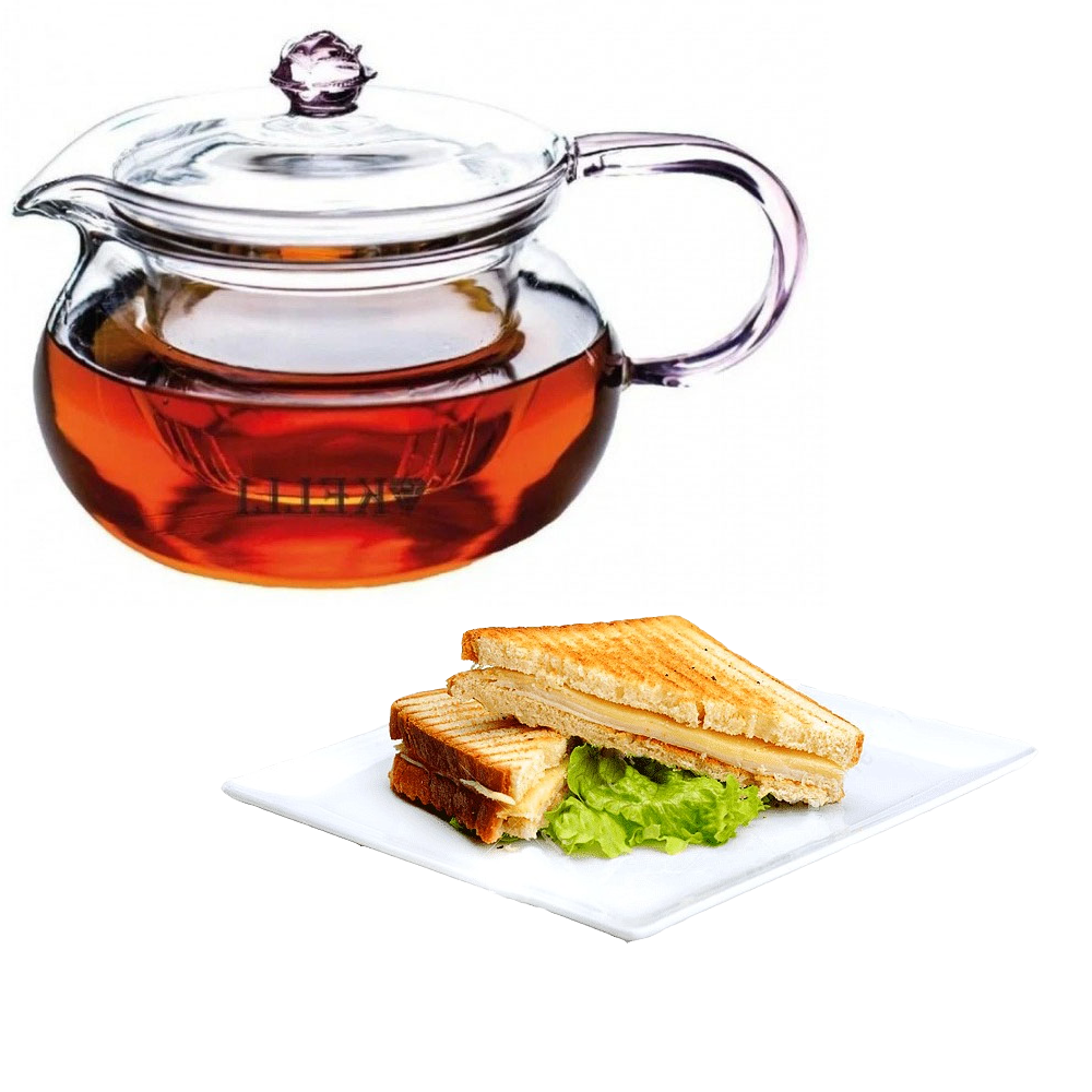 фото Жаропрочный стеклянный чайник kelli kl-3229 0,5 л