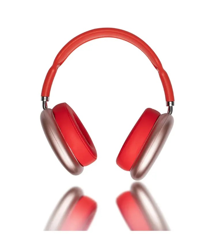 фото Беспроводные наушники р9 macaron headphones, красный