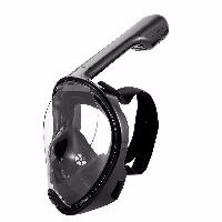 фото Маска для снорклинга tribord easybreath, l-xl, черный