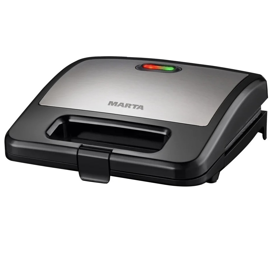 Сэндвичница-бутербродница MARTA MT-1755 (черный) 750Вт (10) 
Сэндвичница-бутербродница MARTA MT-1755 (черный) 750Вт (10)