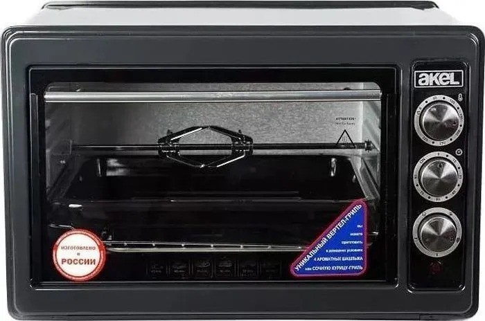фото Мини-печь akel af-740 черный