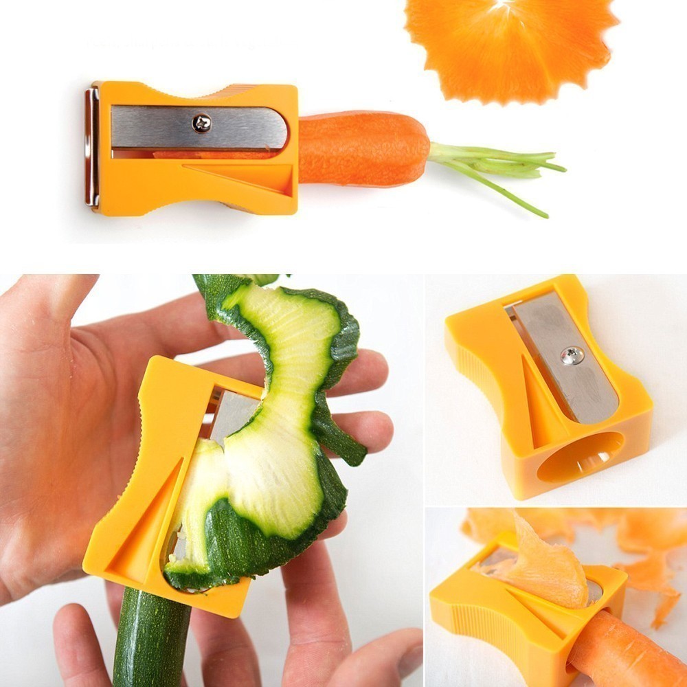 фото Точилка-овощечистка для овощей и фруктов, цвет микс
