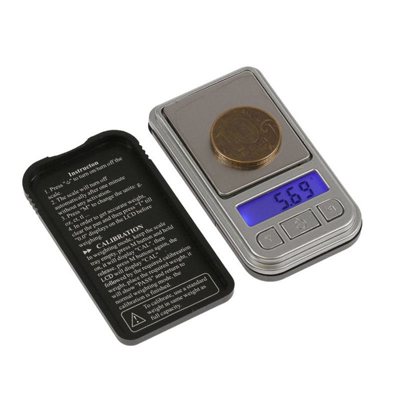 фото Весы luazon lvu-04, портативные, электронные, до 200 г, серые