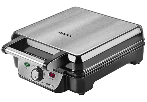 Вафельница Centek CT-1453 1100Вт Вафли- венские х4, 240х240мм, антипригарное покрытие, нерж сталь
Вафельница Centek CT-1453 1100Вт Вафли- венские х4, 240х240мм, антипригарное покрытие, нерж сталь