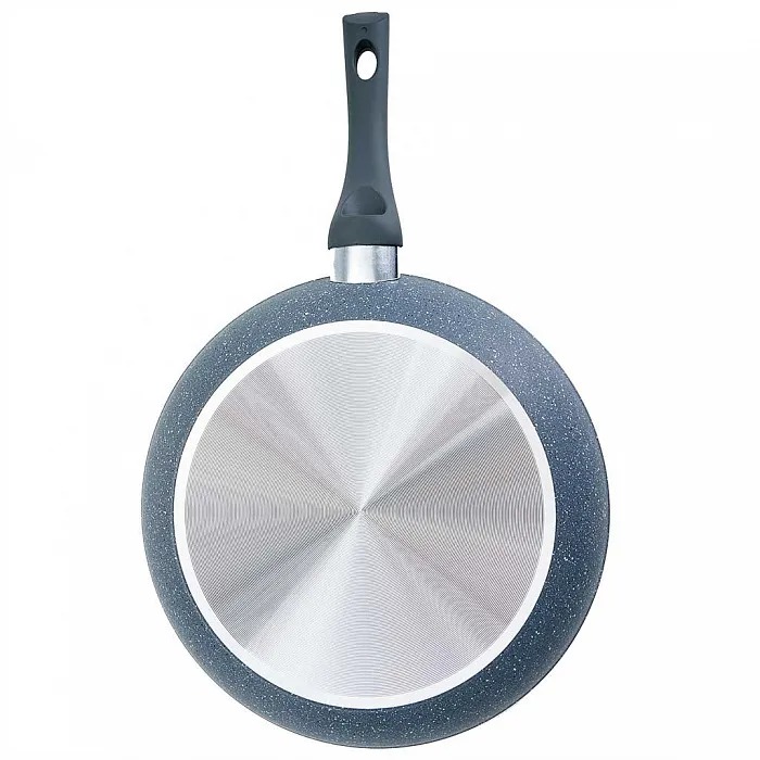 фото Сковорода алюминиевая webber gray marble, 28 см, артикул be-4533/28n