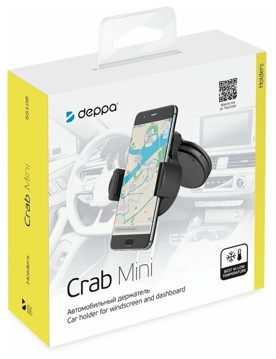 фото Держатель deppa crab mini черный