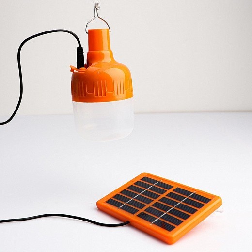 Купить Фонарь кемпинговый с солнечной батареей 10 Вт, 10 LED, 500 мАч