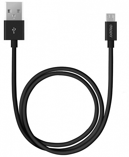 Купить Кабель Deppa USB - microUSB (72229), 1 шт., черный, 3 м