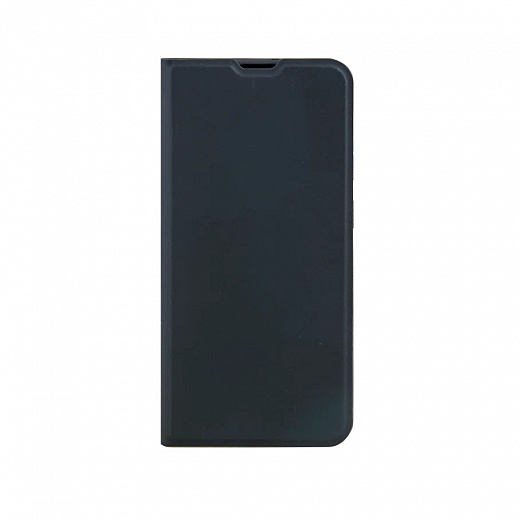 Купить Чехол Book Cover Silk Pro для Samsung Galaxy A12, черный, PET синий, Deppa (87879)