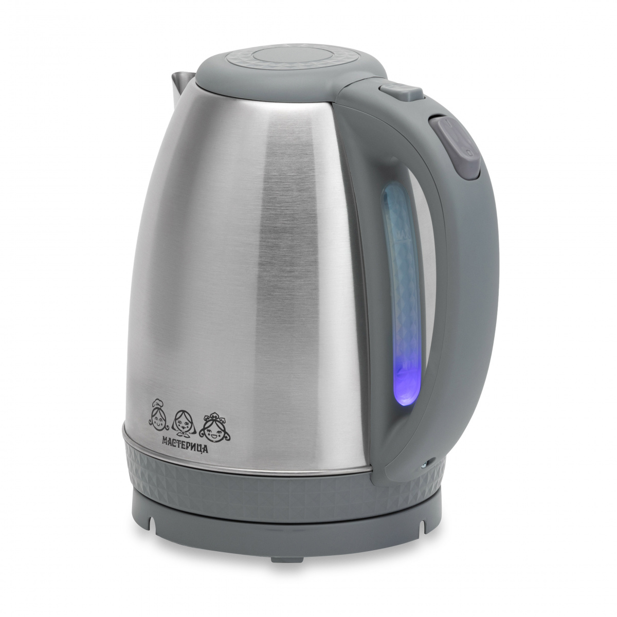 фото Мастерица чайник электрический мастерица ek-1801м, дымчатый