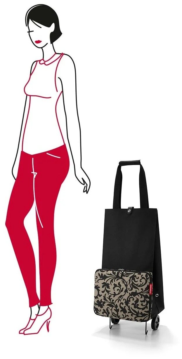 фото Сумка-тележка reisenthel foldabletrolley 30 л, baroque taupe