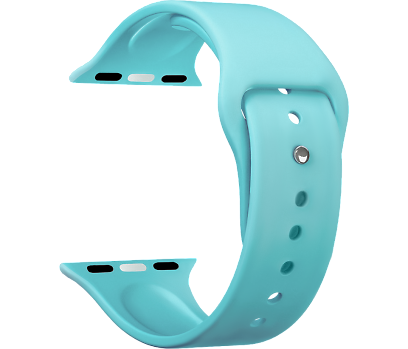 Ремешок Band Silicone для Apple Watch 42/44 mm, силиконовый, мятный, Deppa