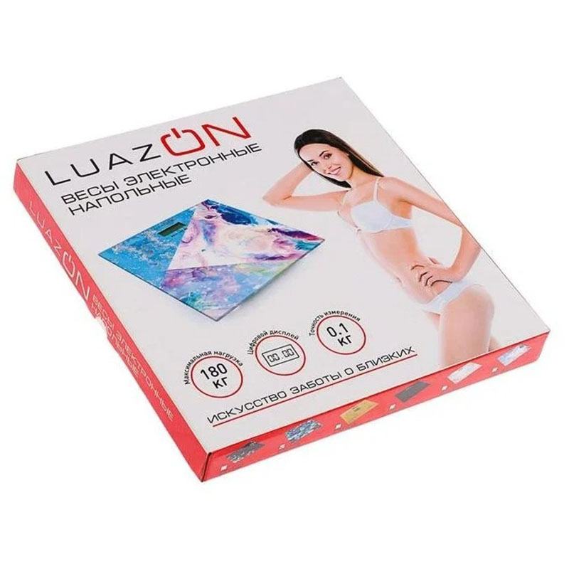 Luazon Home Весы напольные LuazON LVE-005 «Камни», электронные, до 180 кг, 2хAAА (не в комплекте) от MELEON