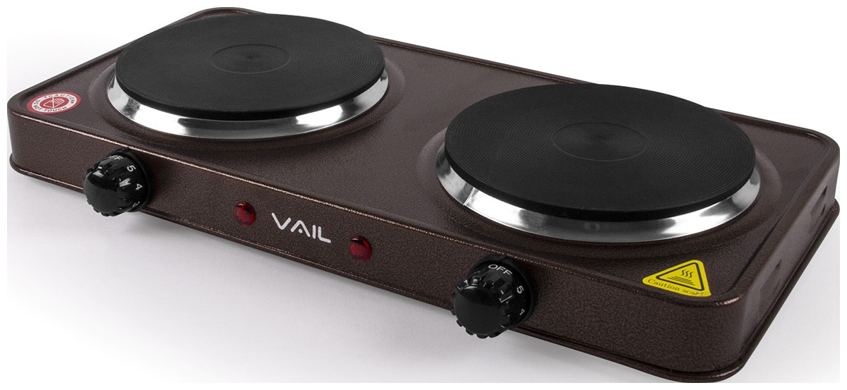 

Настольная плита Vail VL5211 коричневая