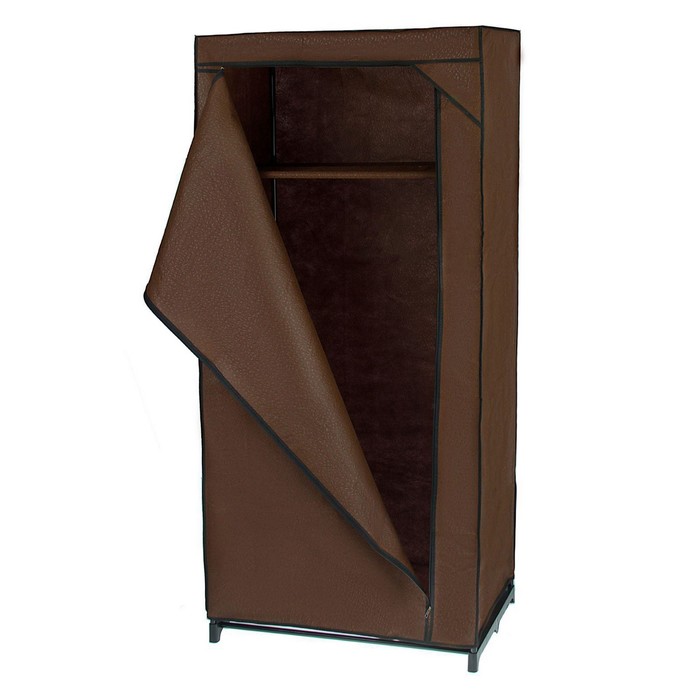 Шкаф для одежды 75х46х160 см, кофейный