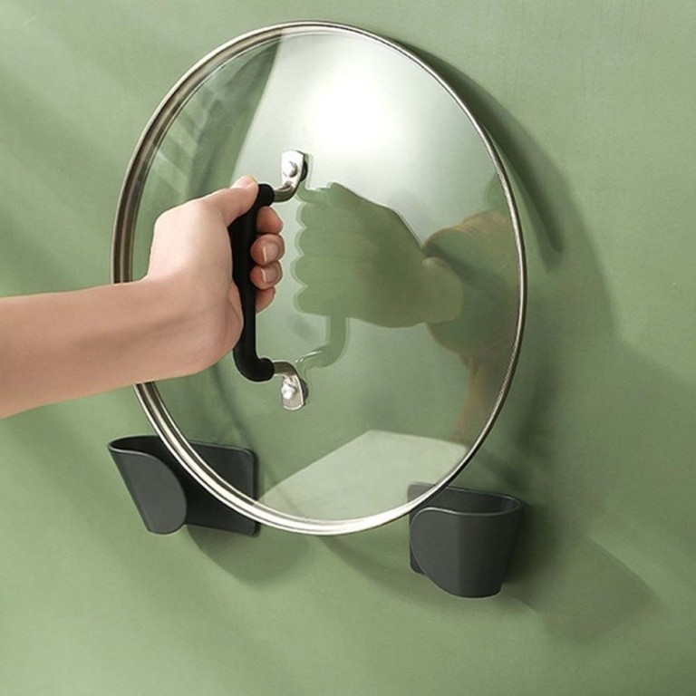 фото Держатель крышек настенный универсальный pot rack, 1 пара