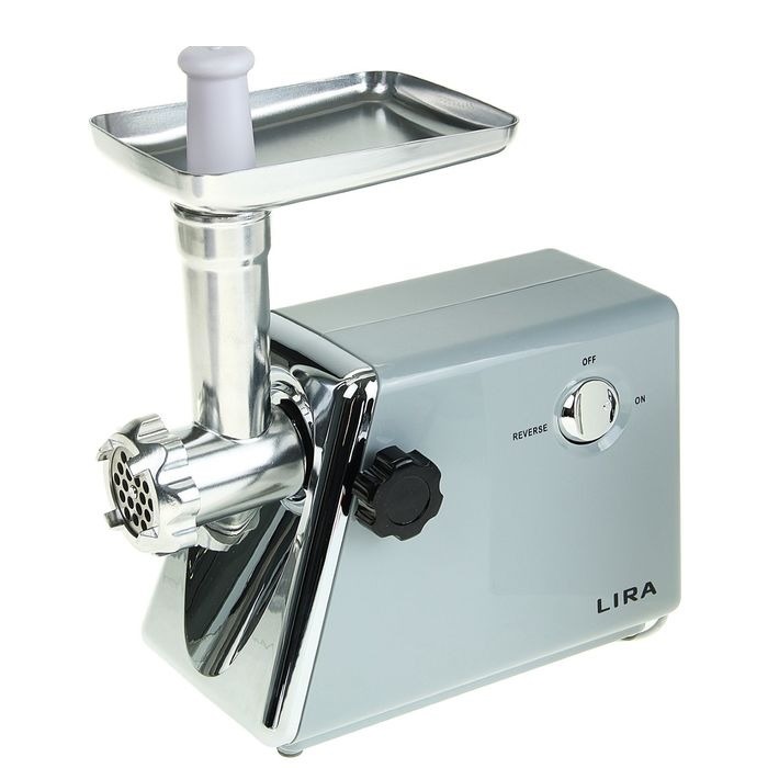 

Мясорубка Lira LR 0901, серебристый