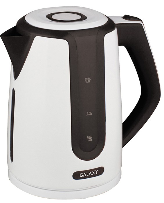 

Чайник электрический Galaxy GL 0207, 2200Вт, объем 1,7 л, пластик, ЧЕРНЫЙ (12)
