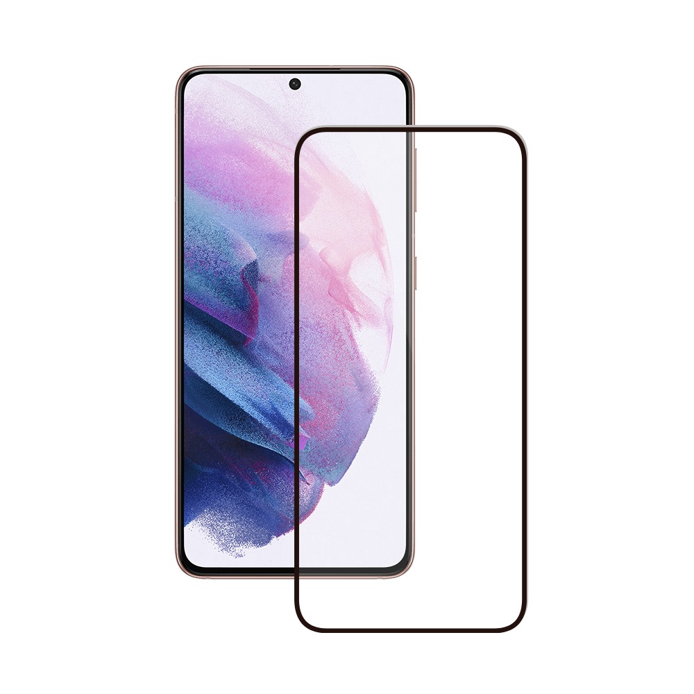 

Защитное стекло 3D Full Glue для Samsung Galaxy S21 Plus (2021), 0.3 мм, черная рамка, Deppa