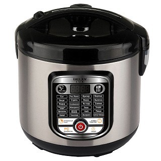 

Мультиварка DELTA LUX DL-6521 : 900 Вт, 5л, 23 ПРОГРАММЫ, "Шеф повар", книга рецептов (РОССИЯ) (4)