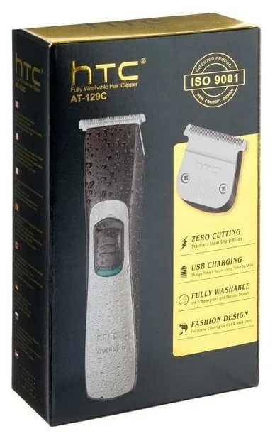 фото Htc at-129c машинка для стрижки волос htc (3 вт, 4 шт, аккумулятор, )