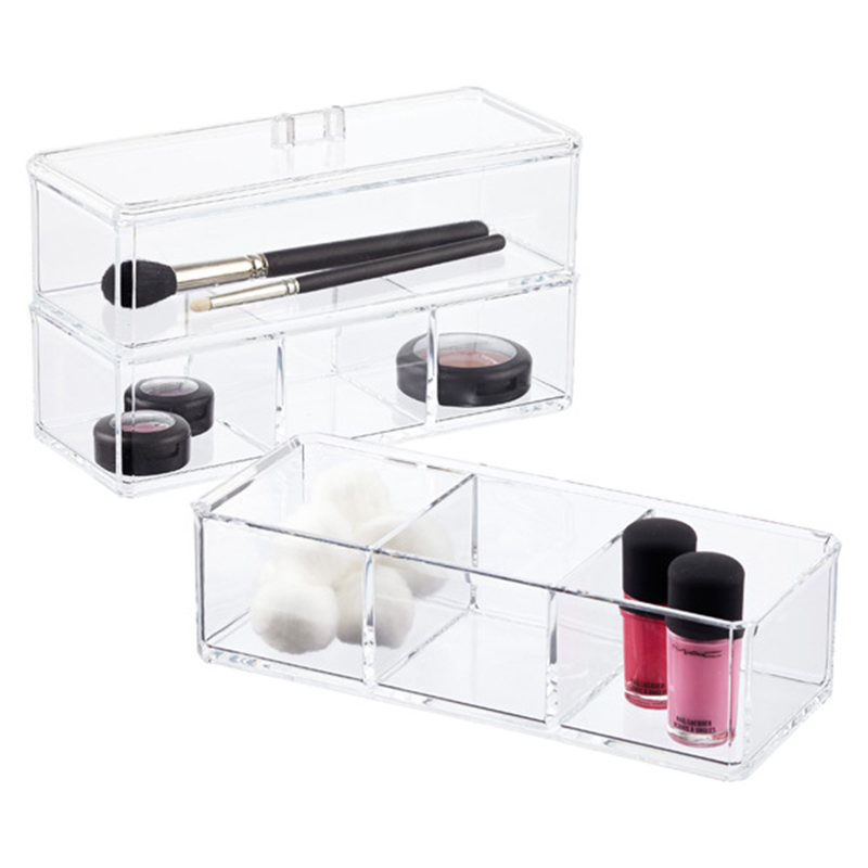 

Акриловый органайзер для косметики Multi-Functional Storage Box QFY-3120, прозрачный