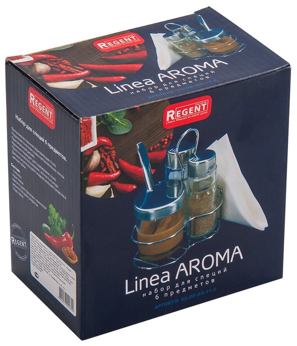 фото Regent inox набор для специй aroma серебристый