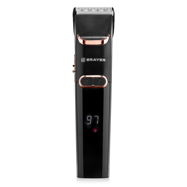 

Машинка для стрижки Brayer BR3401, LED-дисплей, 4 насадки