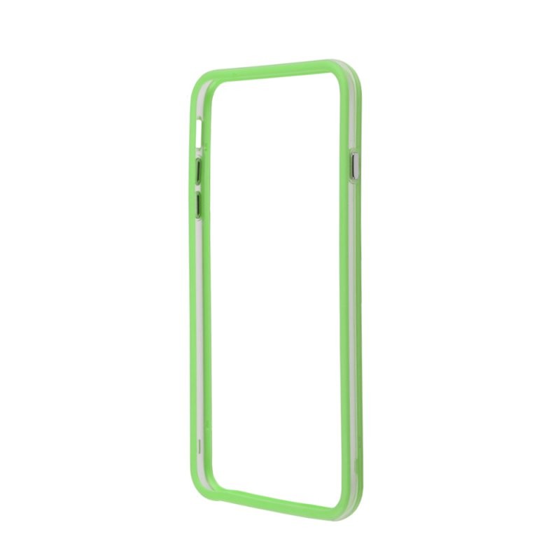 

Чехол/накладка «LP» Bumpers для iPhone 6/6s Plus (зеленый/прозрачный) блистер