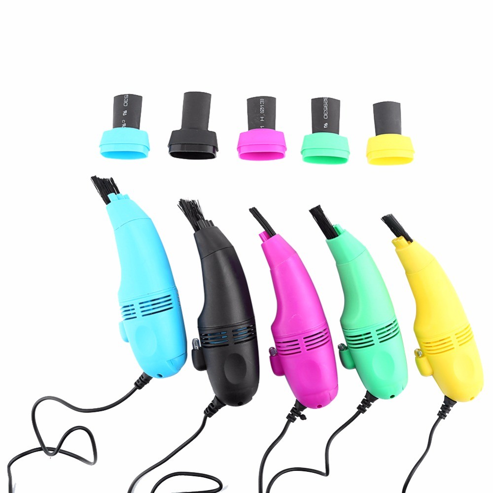 

Мини пылесос для клавиатуры от USB, желтый