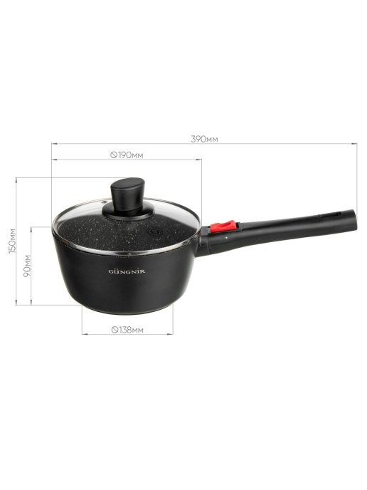 

GUNGNIR Ковш GUNGNIR VIKING GR- AL01- MP18,1,8л с/кр а/пр, съем руч 18*9,3см