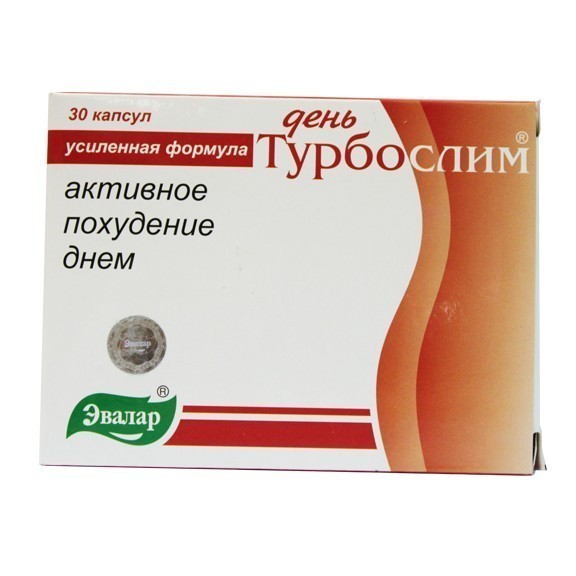 

Турбослим День - похудение днем, 30 капсул