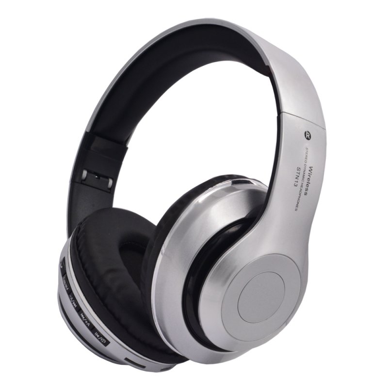 

Bluetooth гарнитура «LP» накладная STN13 (серая/коробка)