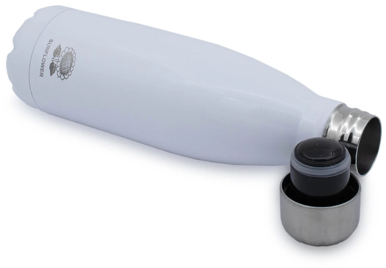фото Подсолнух-sunflower svk500с термос-бутылка белый