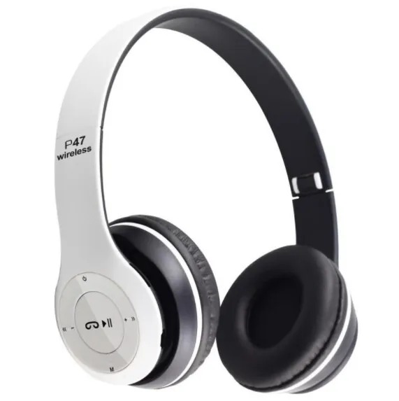 фото Беспроводные наушники bluetooth p47, белые