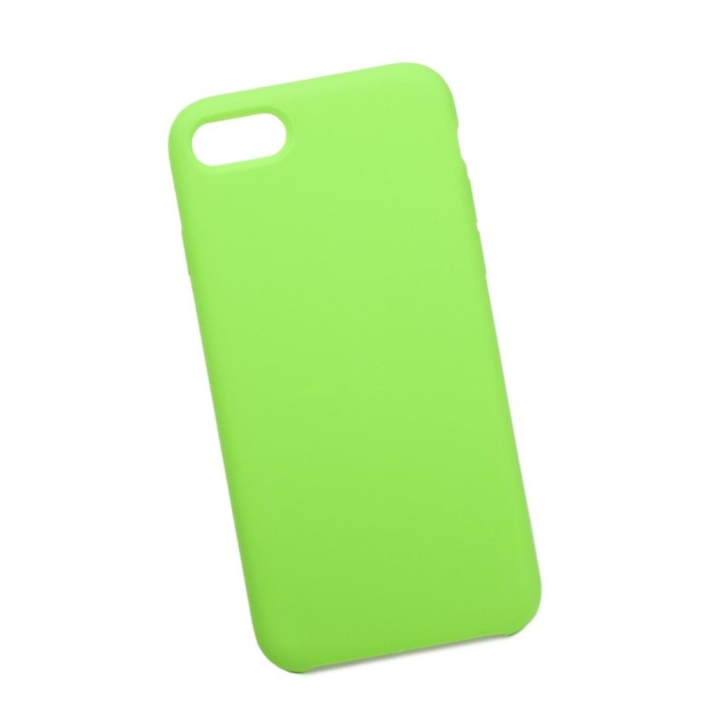 

Силиконовый чехол «LP» для iPhone SE 2/8/7 «Protect Cover» (салатовый/коробка)
