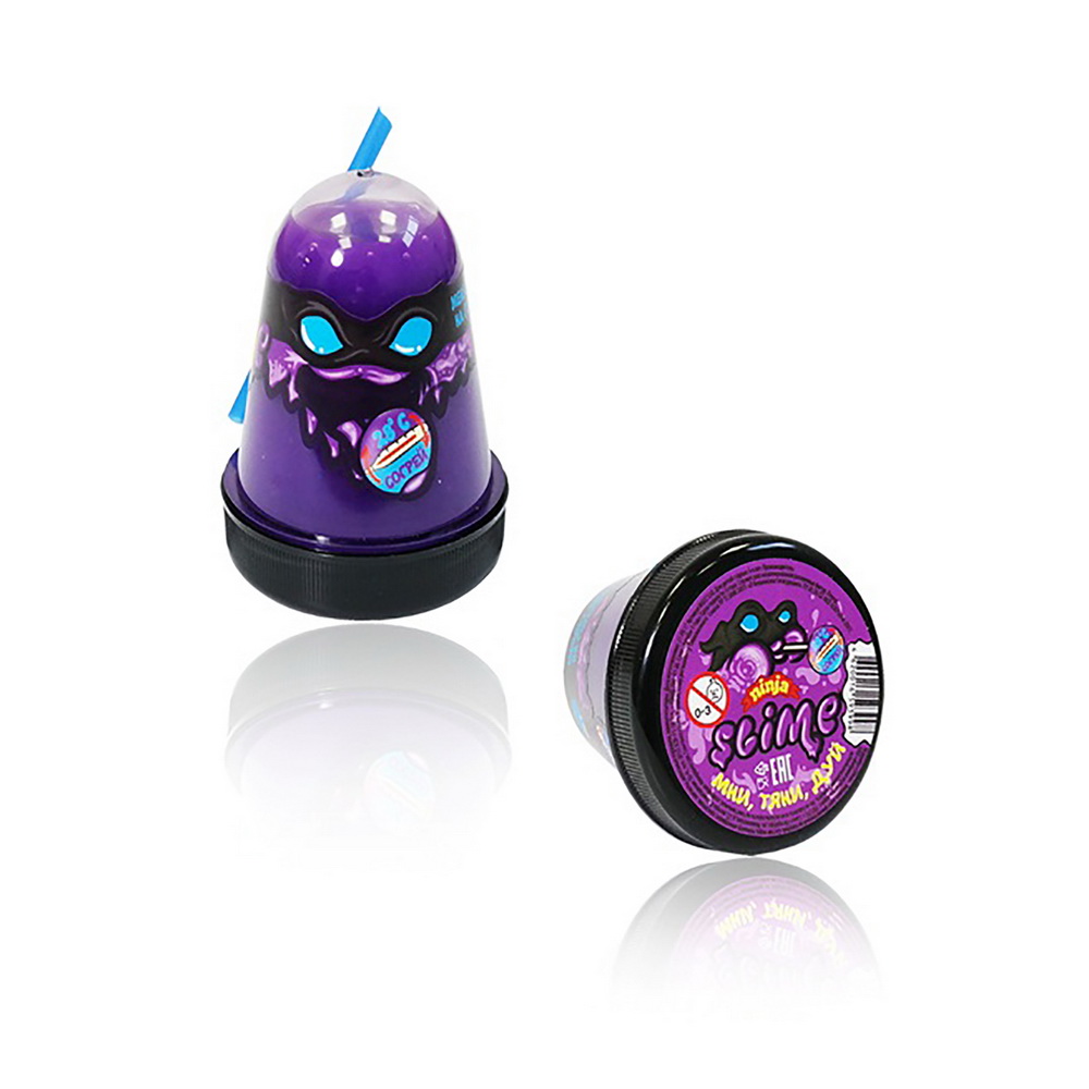 Лизун Slime Ninja, меняет цвет, 130 г, голубой от MELEON