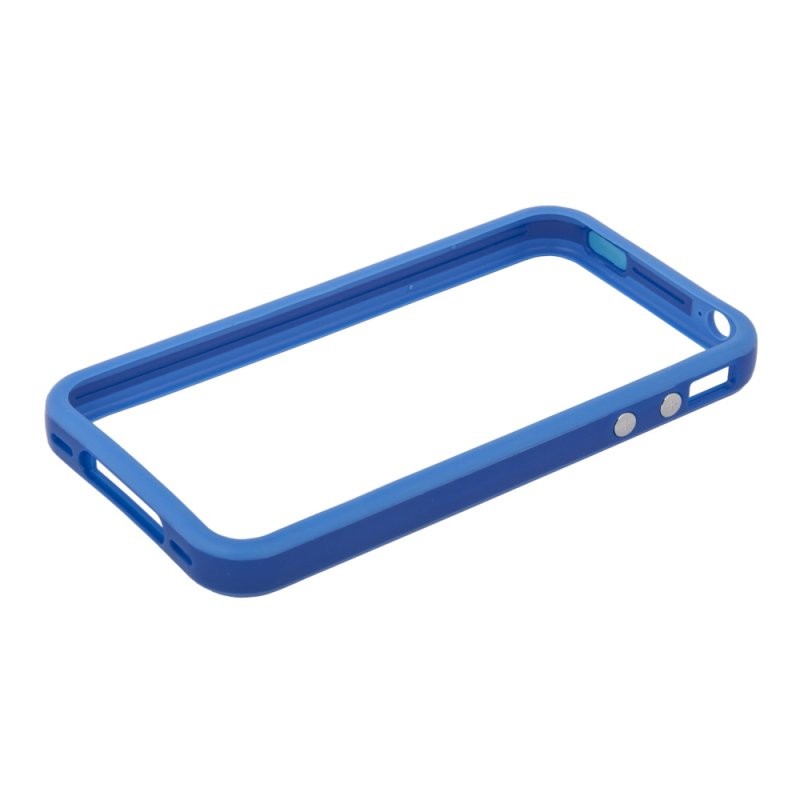 фото Чехол/накладка «lp» bumpers для iphone 4/4s (синий) блистер