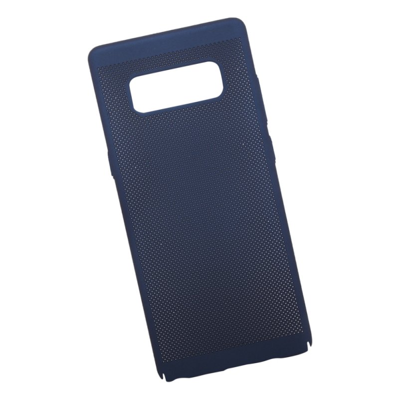 фото Защитная крышка для samsung note 8 «lp» сетка soft touch (темно синяя) европакет