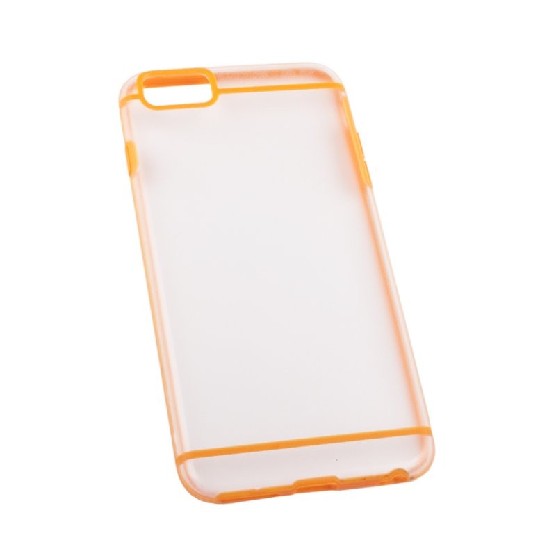 

Защитная крышка «LP» для iPhone 6/6s Plus (оранжевая с полосками/прозрачная задняя часть) коробка