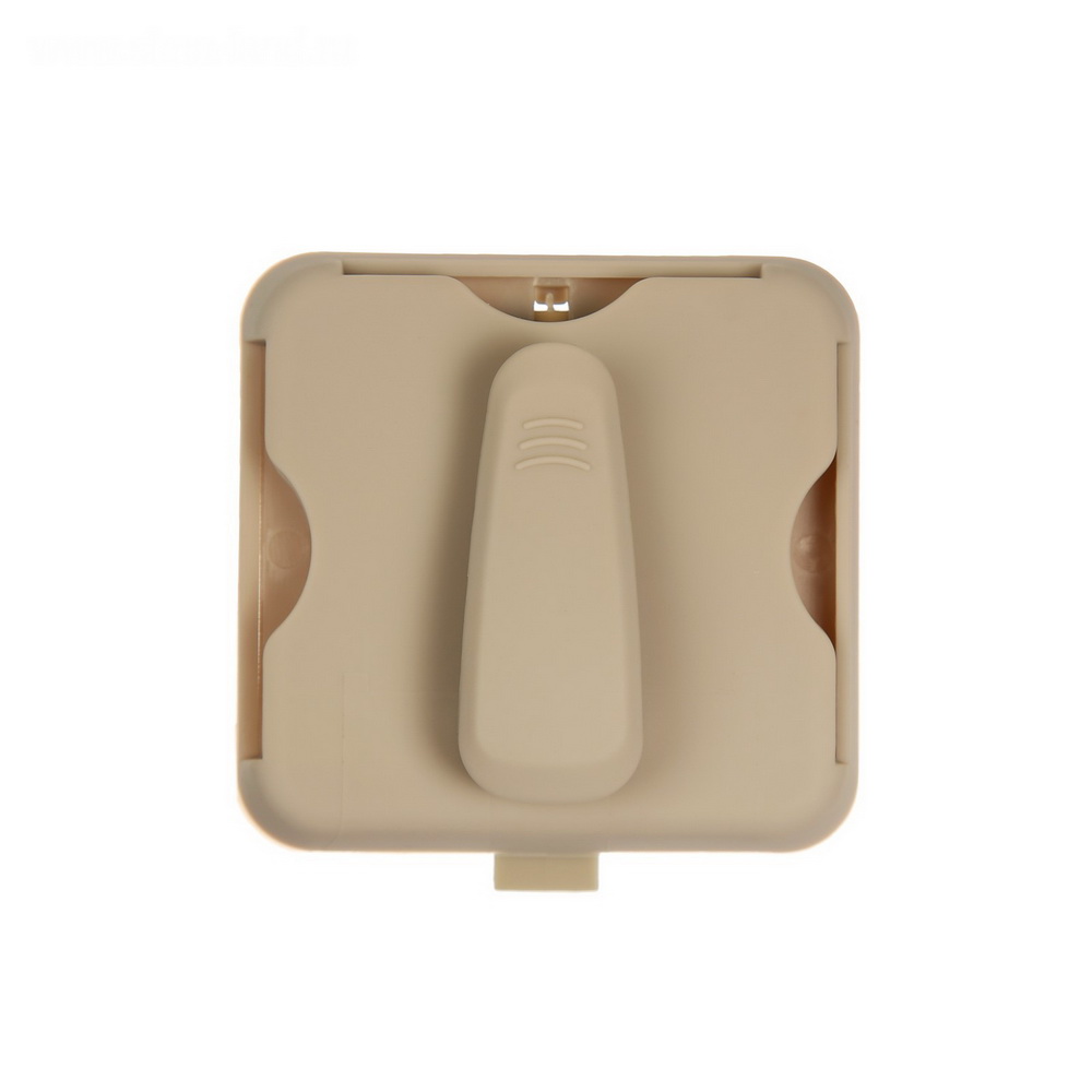 фото Держатель очков и визиток на солнцезащитный козырек, бежевый