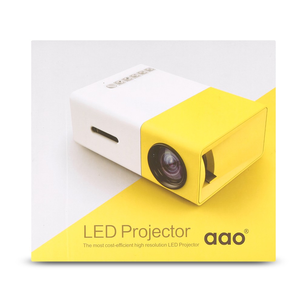 LED проектор Aao YG300 портативный переносной от MELEON