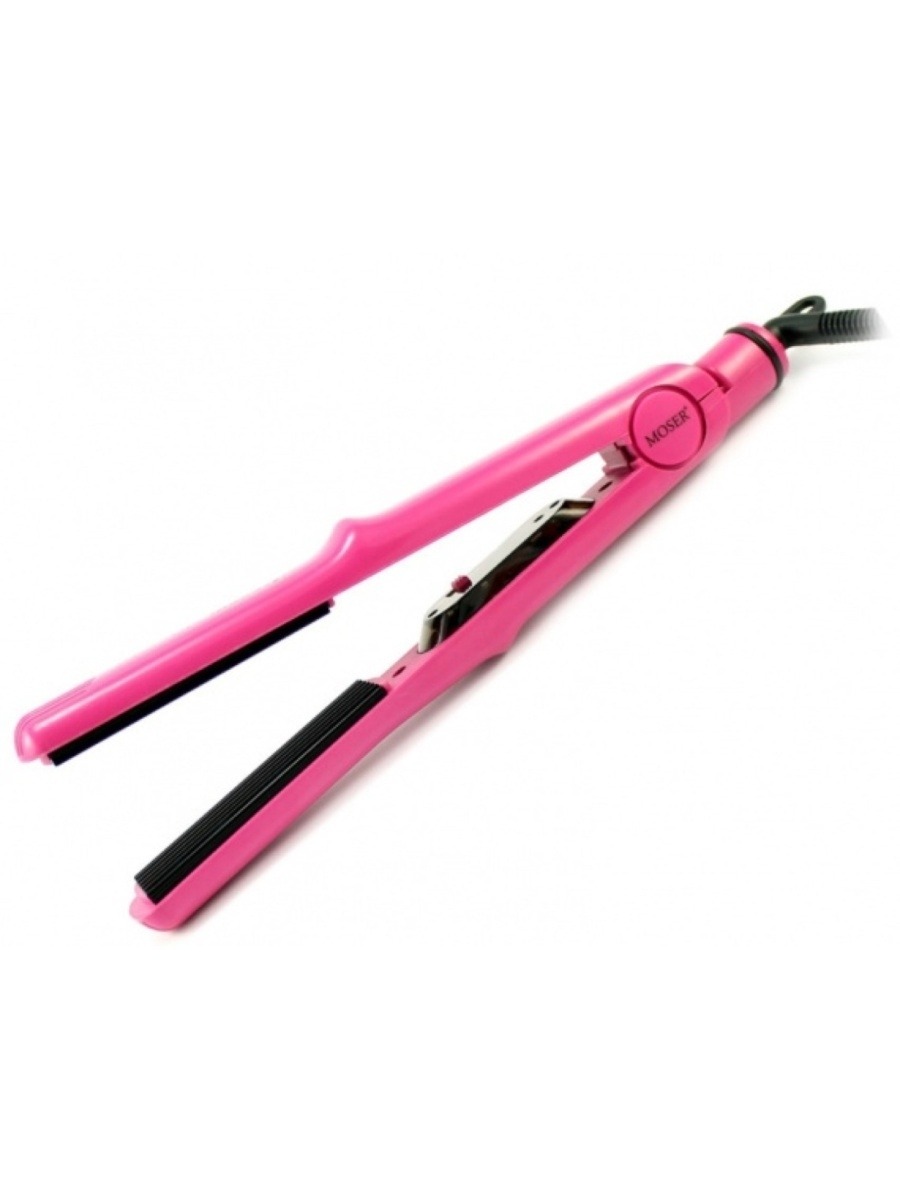 Эл щипцы Moser 4415-0052 Climper Max Style с пластинами гофре розовый