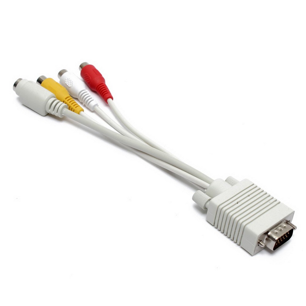 

Адаптер VGA - AV тюльпан для видеокарт с TV-Out