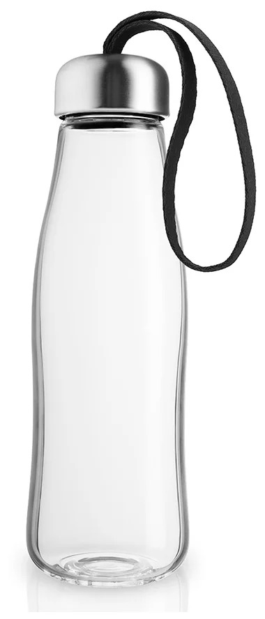 Бутылка для воды Eva Solo со шнурком 500 мл стекло black от MELEON