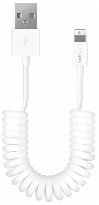 

Кабель Deppa USB - Apple Lightning (72120/72121) 1.5 м, белый